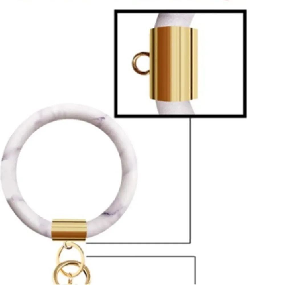 Marble key ring bracelet  - Picture 2 of 4